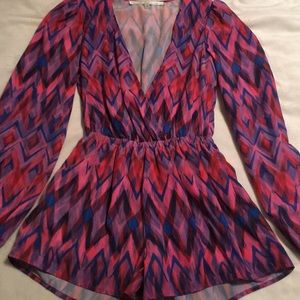 LOVERS + FRIENDS multicolor romper XS